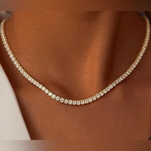 Dazzling Gold and Silver Necklace